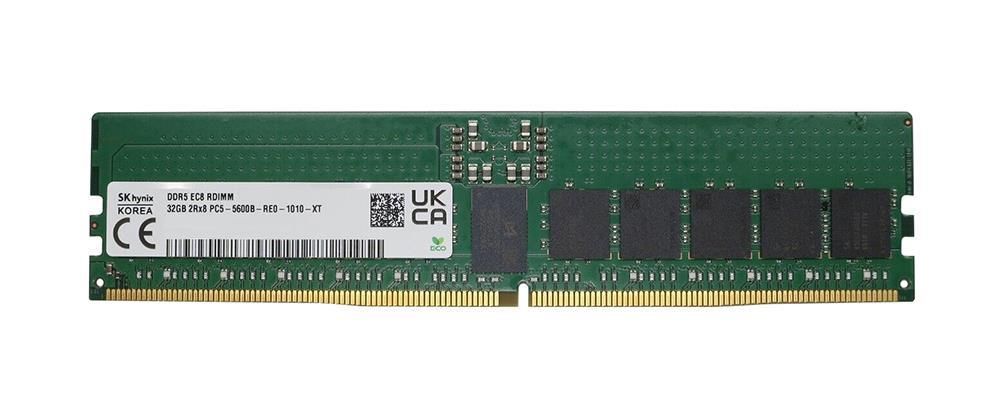HMCG84AGBRA191N Hynix 32GB PC5-44800 DDR5-5600MHz ECC Registered CL46 288-Pin RDIMM 1.1V Single Rank Memory Module