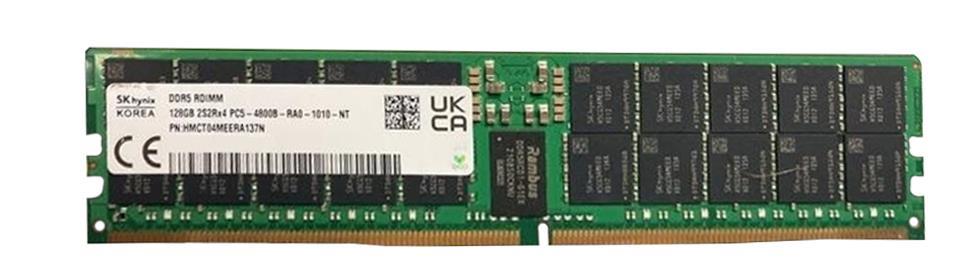 HMCT04MEERA137NAA Hynix 128GB DDR5-4800MHz PC5-38400 ECC Registered CL40 288-Pin RDIMM 1.1V Quad Rank Memory Module
