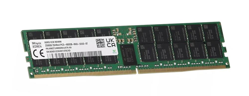 HMCT14MEERA147N-OSTK Hynix 256GB PC5-38400 DDR5-4800MHz ECC Registered CL46 288-Pin RDIMM 1.1V Octal Rank Memory Module
