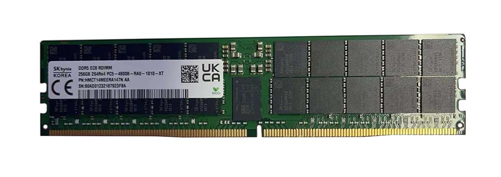 HMCT14MEERA147N Hynix 256GB PC5-38400 DDR5-4800MHz ECC Registered CL46 288-Pin RDIMM 1.1V Octal Rank Memory Module
