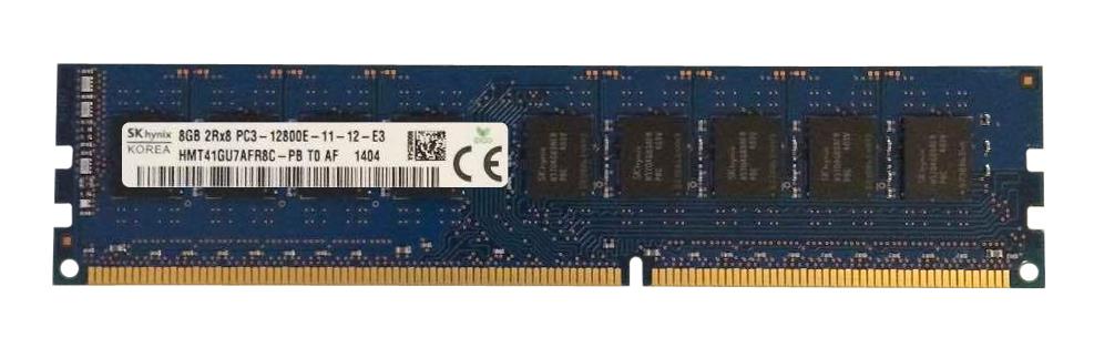 HMT41GU7AFR8C-PB Hynix 8GB PC3-12800 DDR3-1600MHz ECC Unbuffered CL11 240-Pin DIMM Dual Rank Memory Module