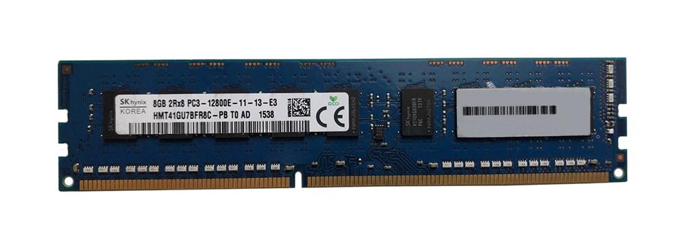 HMT41GU7BFR8C-PB Hynix 8GB PC3-12800 DDR3-1600MHz ECC Unbuffered CL11 240-Pin DIMM Dual Rank Memory Module