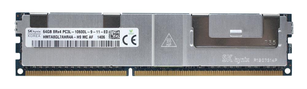 HMTA8GL7AHR4A-H9MC Hynix 64GB PC3-10600 DDR3-1333MHz ECC Registered CL9 240-Pin Load Reduced DIMM 1.35V Low Voltage Octal Rank Memory Module