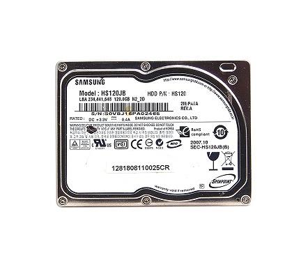 HS12UJQ/A Samsung Spinpoint N2 120GB 4200RPM CE-ATA 2MB Cache 1.8-inch Internal Hard Drive
