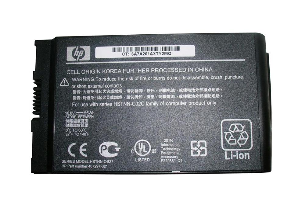 HSTNN-IB27 HP Btry 6-Cell 4400mah Nc4200/tc42/4400 (Refurbished)
