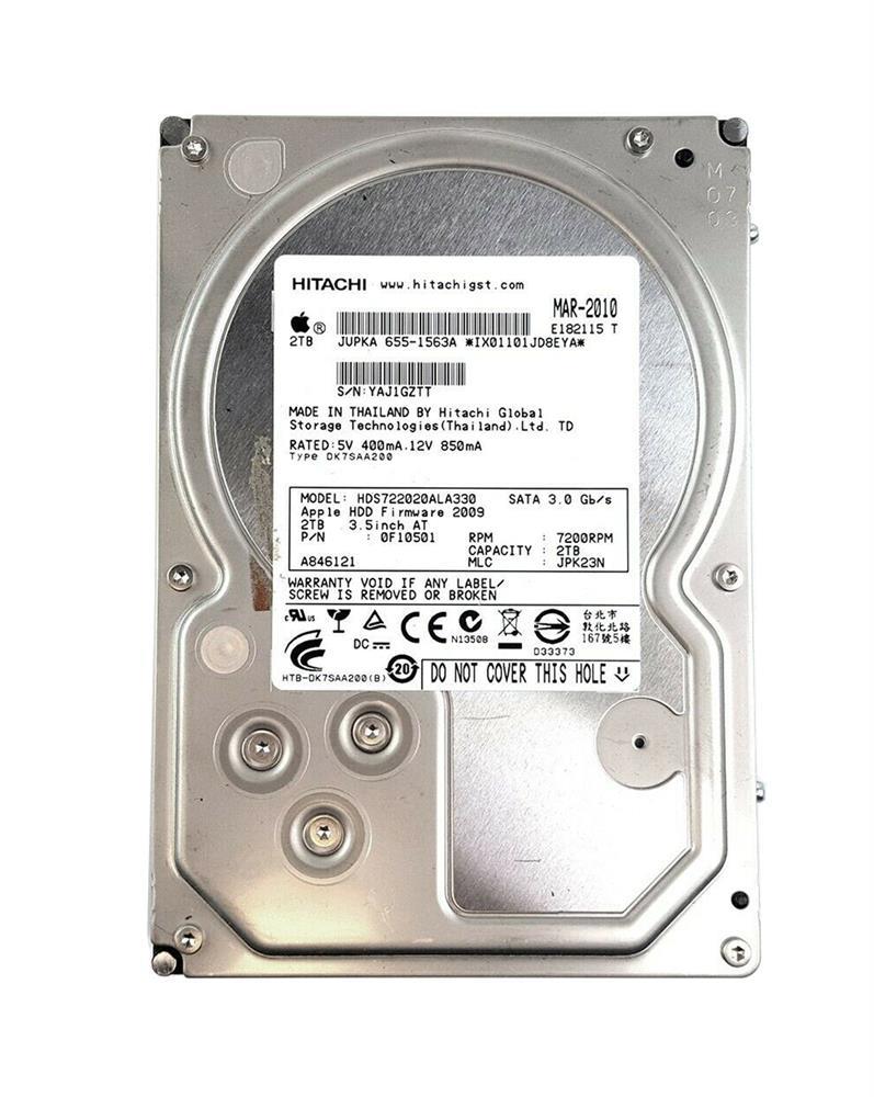 HUA722020ALA330-RF HGST Hitachi Ultrastar A7K2000 2TB 7200RPM SATA 3Gbps 32MB Cache 3.5-inch Internal Hard Drive