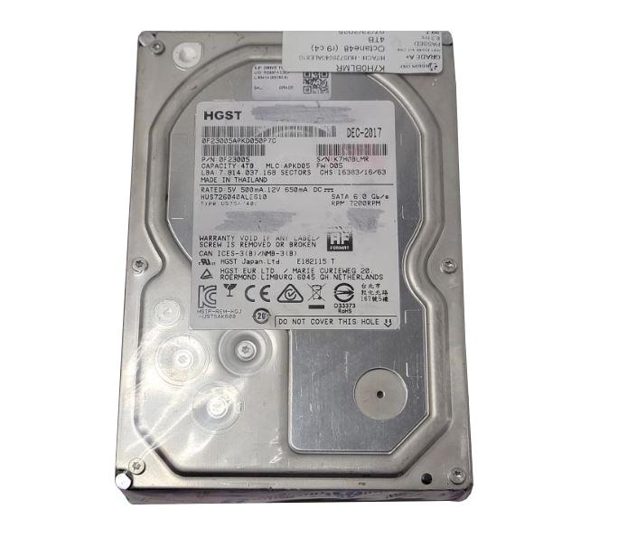 HVS726040ALE610 HGST Hitachi Ultrastar 7K6000 4TB 7200RPM SATA 6Gbps 128MB Cache (ISE / 512e) 3.5-inch Internal Hard Drive