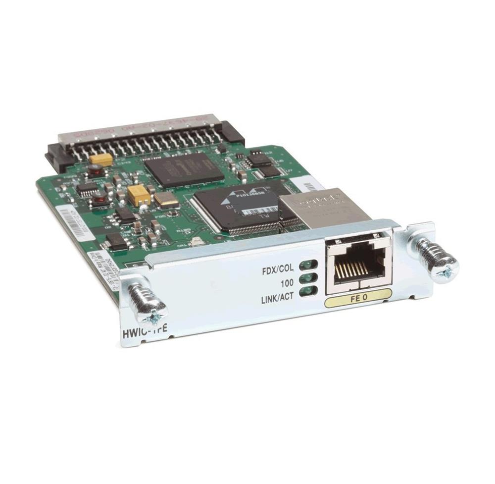 HWIC-1FE Cisco 1-Port Fast Ethernet High-Speed WAN Interface Card 1 x 10/100Base-TX LAN HWIC