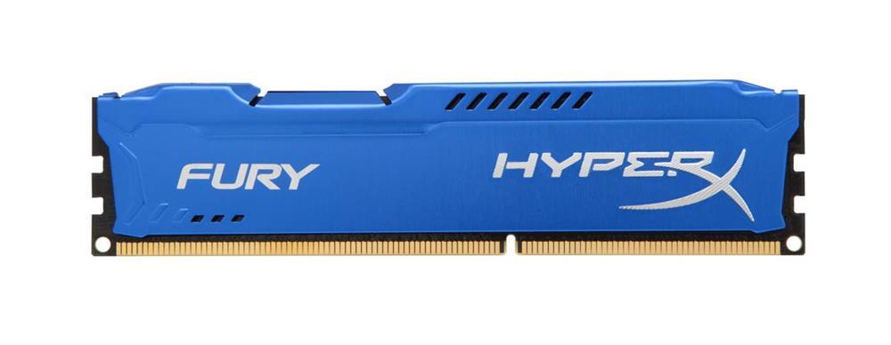 HX318C10F/4 Kingston HyperX FURY Blue Series 4GB PC3-14900 DDR3-1866MHz non-ECC Unbuffered CL10 240-Pin DIMM Memory Module