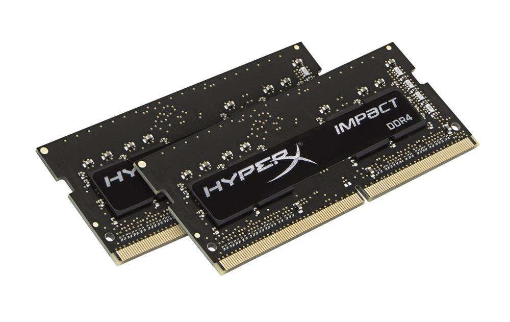 HX424S14IBK2/8 Kingston HyperX Impact 8GB Kit (2 X 4GB) PC4-19200 DDR4-2400MHz non-ECC Unbuffered CL14 (14-14-14) 260-Pin SoDimm 1.2V Memory (Kit of 2)