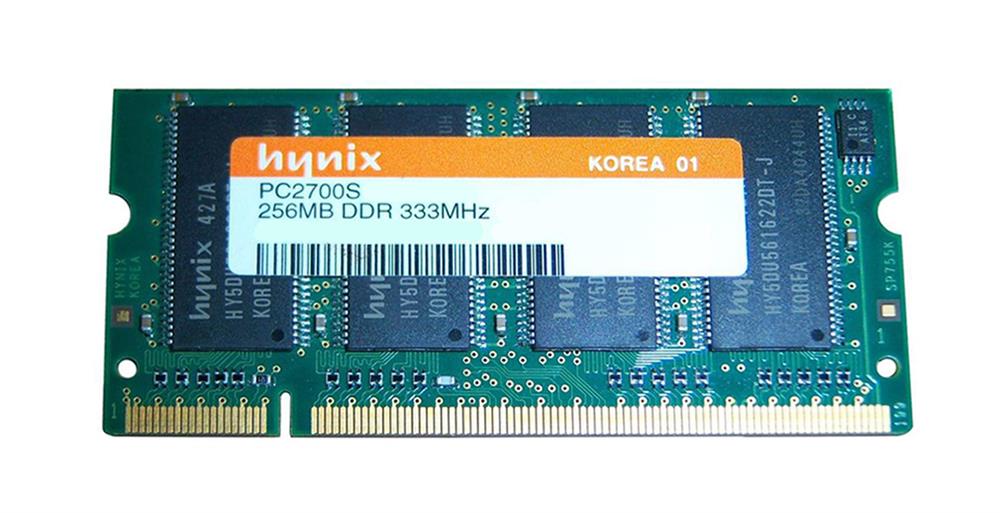 HYMD232M646D6-JSM Hynix 256MB PC2700 DDR-333MHz non-ECC Unbuffered CL2.5 200-Pin SoDimm Memory Module