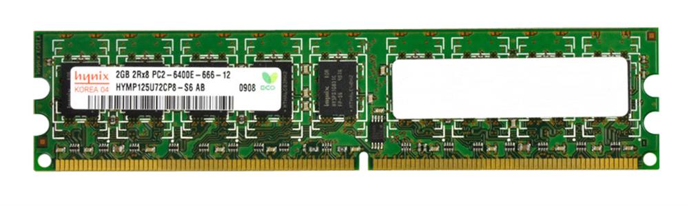 HYMP125U72CP8-S6 Hynix 2GB PC2-6400 DDR2-800MHz ECC Unbuffered CL6 240-Pin DIMM Dual Rank Memory Module