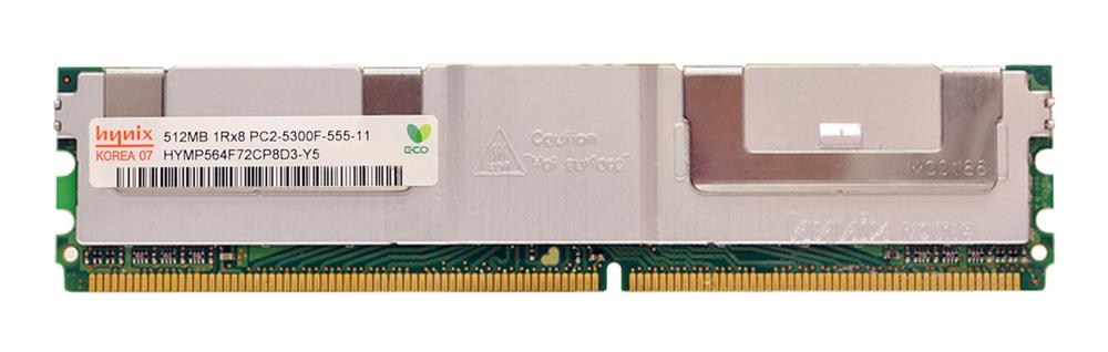 HYMP564F72CP8D3-Y5 Hynix 512MB PC2-5300 DDR2-667MHz ECC Fully Buffered CL5 240-Pin DIMM Single Rank Memory Module