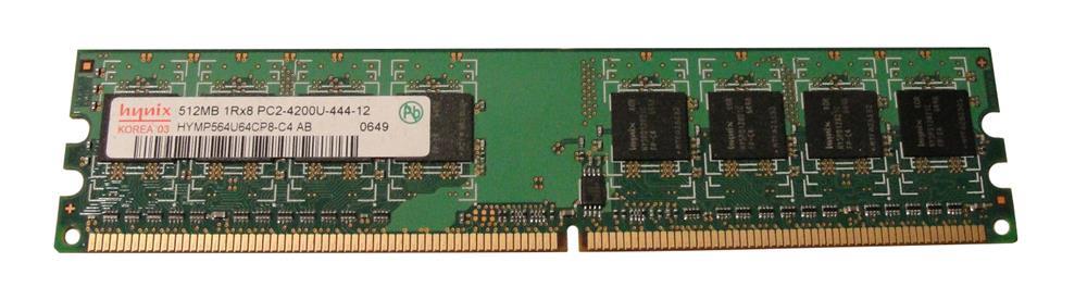 HYMP564U64CP8-C4 Hynix 512MB PC2-4200 DDR2-533MHz non-ECC Unbuffered CL4 1.8V 240-Pin DIMM Memory Module
