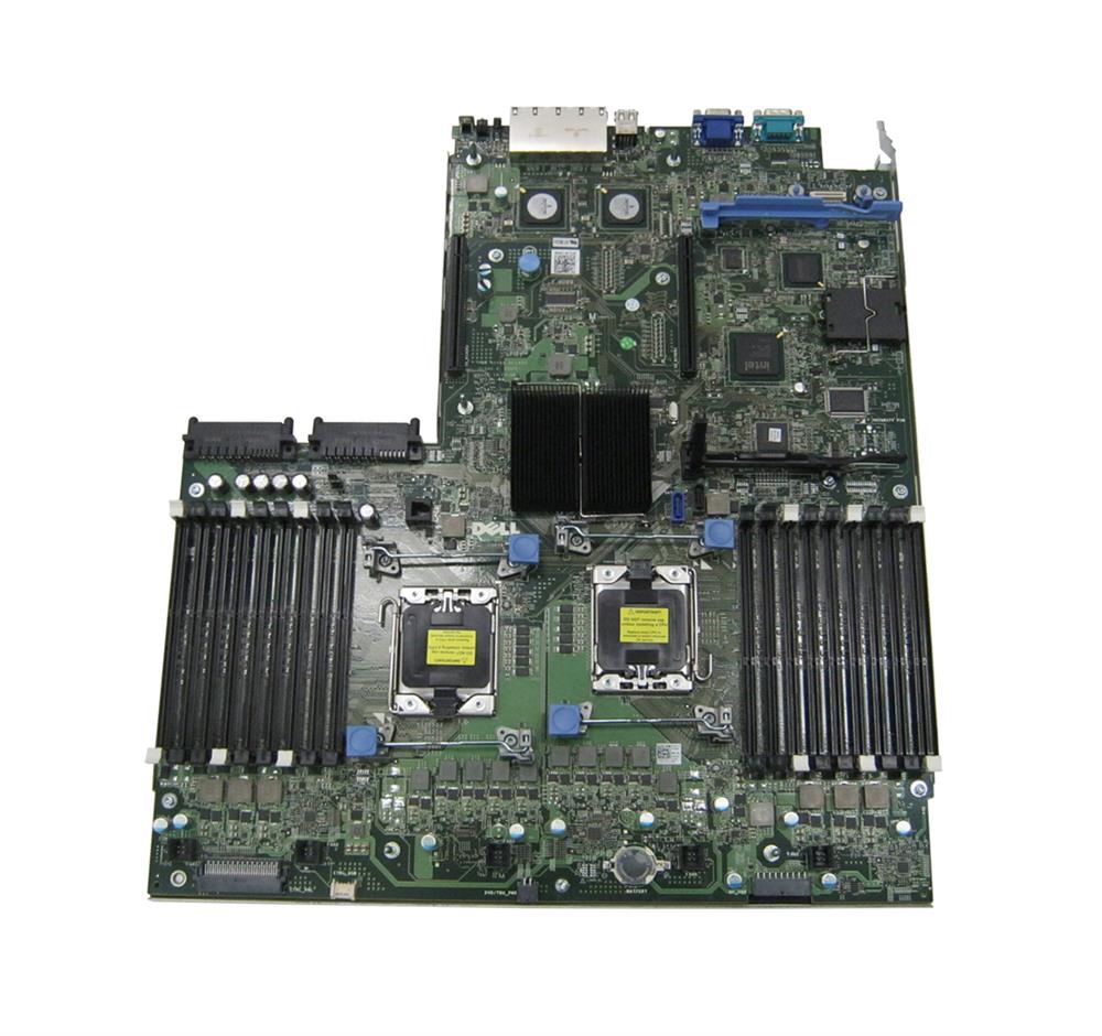 HYPX2 Dell System Board (Motherboard) Dual Socket LGA1366 for PowerEdge R710 Server (Refurbished)