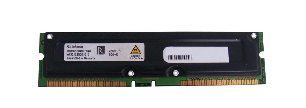HYR1612840G-840 Infineon 256MB PC800 800MHz Non-ECC 184-Pin 2.5V RDRAM Memory Module