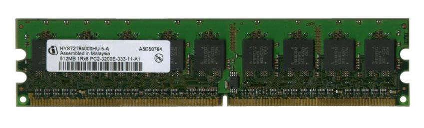 3D-53D208N721-512M 512MB Module DDR2 PC3200 CL=3 DDR400 1.8V ECC 64Meg x 72 for Intel SE7221BK1-E Server n/a