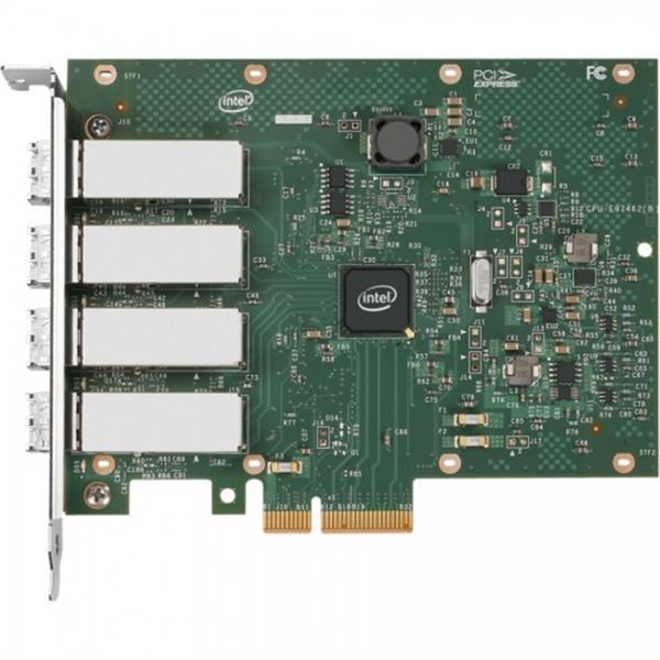 I350F4BLK-A1 Intel Quad-Ports LC 1Gbps 1000Base-SX Gigabit Ethernet PCI Express 2.0 x4 Server Network Adapter