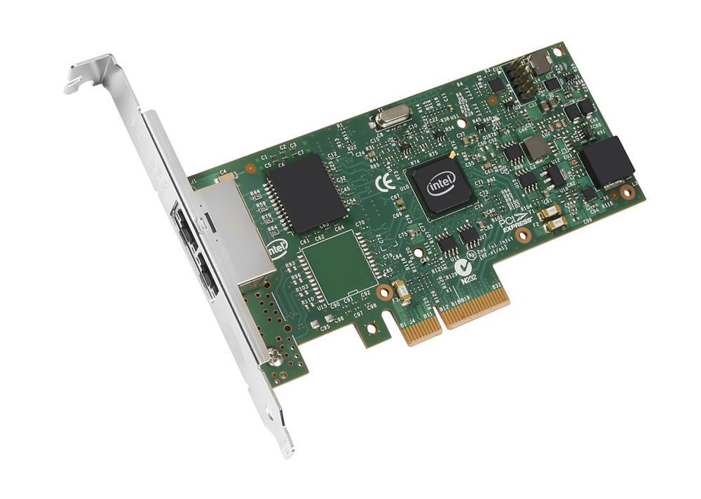 I350T2G2P20 Intel PRO/1000 PT Dual Port Server Adapter - PCI Express 2.1 x4 - 2 Port(s) - 2 - Twisted Pair -