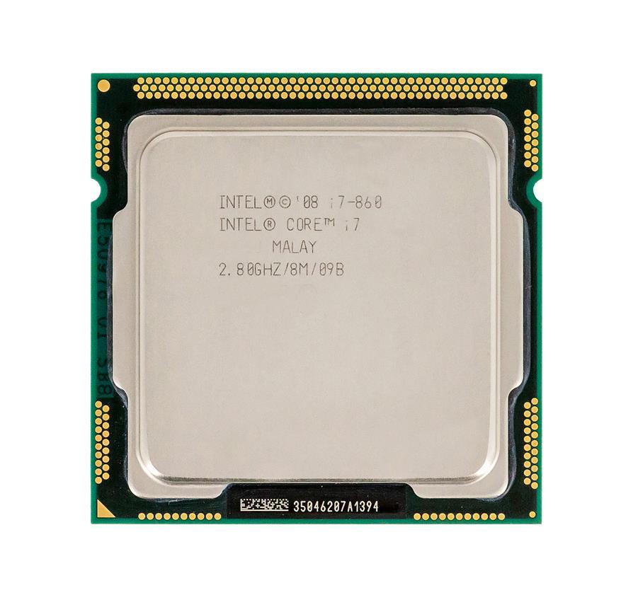 I7-860 Intel Core i7 Quad-Core 2.80GHz 2.50GT/s DMI 8MB L3 Cache Processor