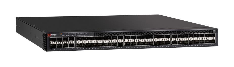ICX6650-32-ADV Brocade ICX 6650 Switch 32 Expansion Slot Manageable Optical Fiber Modular 3 Layer Supported 1U High Rack-mountable (Refurbished)