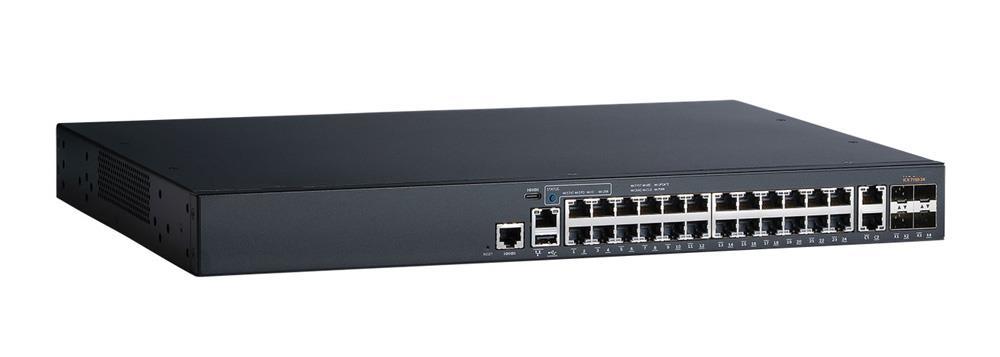 ICX7150-24-4X10GR-RMT3 Brocade ICX 7150 Ethernet Switch - 24 Ports - Manageable - 10/100/1000Base-T - 3 Layer Supported - Modular - Twisted Pair, Optical Fiber - 1U High - Rack-mountable, Desktop -  (Refurbished)