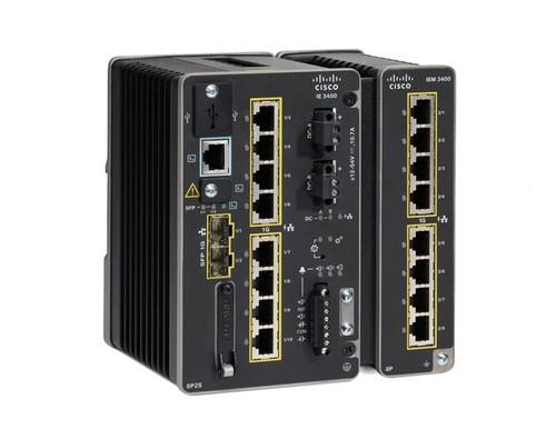 IE-3400-8P2S-A Cisco Catalyst Ie3400 Switch With 8 Ge Poe/Poe+ And 2 Ge SFP Modular Na (Refurbished)