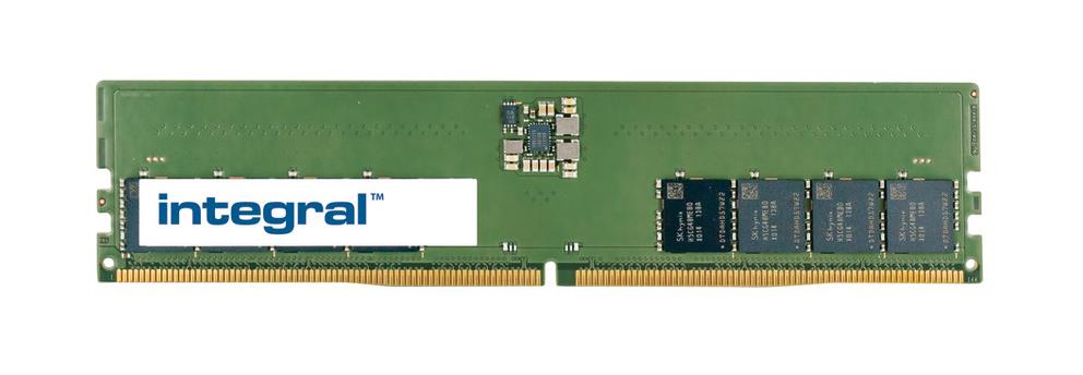 IN5T16GNJRDX Integral 16GB PC5-44800 DDR5-5600MHz Non-ECC Unbuffered CL46 288-Pin 1.1V DIMM Memory Module
