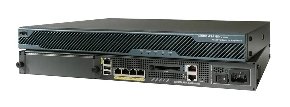 ING2619 Cisco ASA 5540 Adaptive Security Appliance Bundle - 1 x 10/100Base-TX , 4 x 1000Base-T - 1 x CompactFlash (CF) Card , 1 x (Refurbished)
