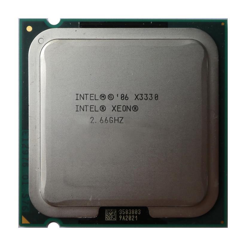 INTXX3330 Intel Xeon X3330 Quad Core 2.66GHz 1333MHz FSB 6MB L2 Cache Socket LGA775 Processor