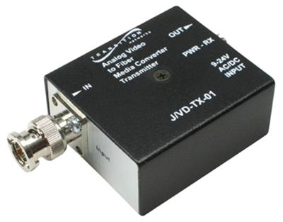 J/VD-TX-01-LA Transition BNC 75 OHM Multi-Mode ST 1 Kilometer/0.6 Miles for Analog CCTV Video Just Convert-IT Stand Alone Media Converter