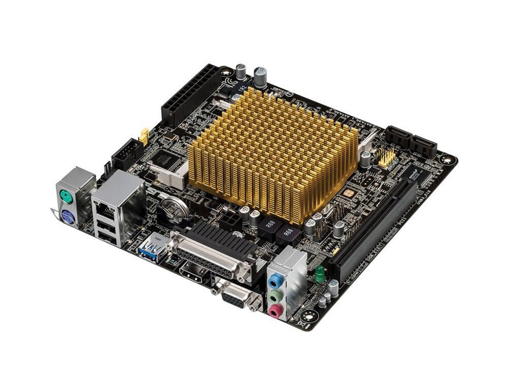 J1800I-A-DDO ASUS J1800I-A System On Chipset Intel Celeron Dual-Core J1800 Processors Support DDR3L 2x SO-DIMM 2x SATA 3.0Gb/s Mini-ITX Motherboard (Refurbished)