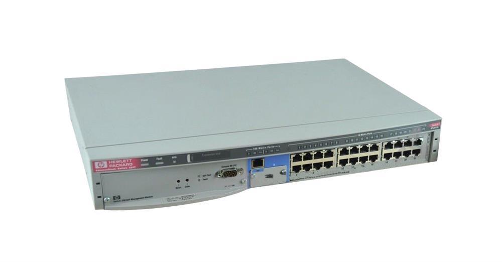 J3177AU HP AdvanceStack 224T 24-Ports RJ-45 10Base-T and 100Base-TX Fast Ethernet High Performance LAN Switch (Refurbished)
