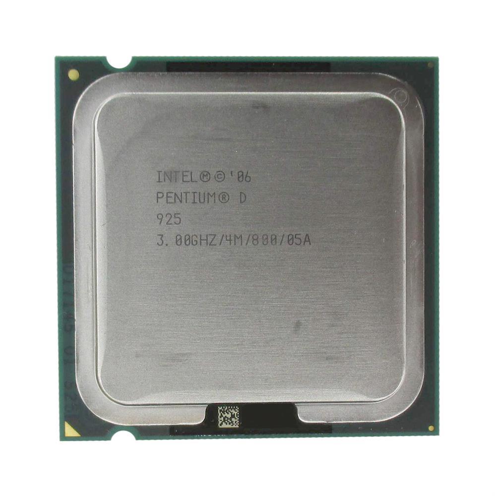 J339T Dell 3.00GHz 800MHz FSB 4MB L2 Cache Socket LGA775 Intel Pentium D 925 Dual-Core Desktop Processor Upgrade
