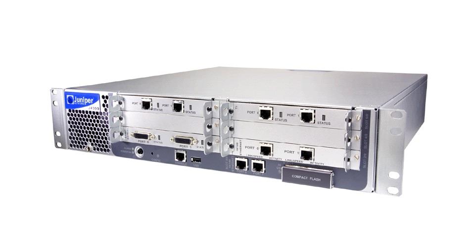J4300-2FEL-S-AC-US Juniper J4300 Services Router 2 x 10/100Base-TX LAN 1 x USB (Refurbished)