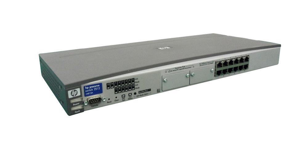J4812AR HP ProCurve Switch 2512 12-Ports RJ-45 Managed 1000Mbps Gigabit Ethernet Switch (Refurbished)