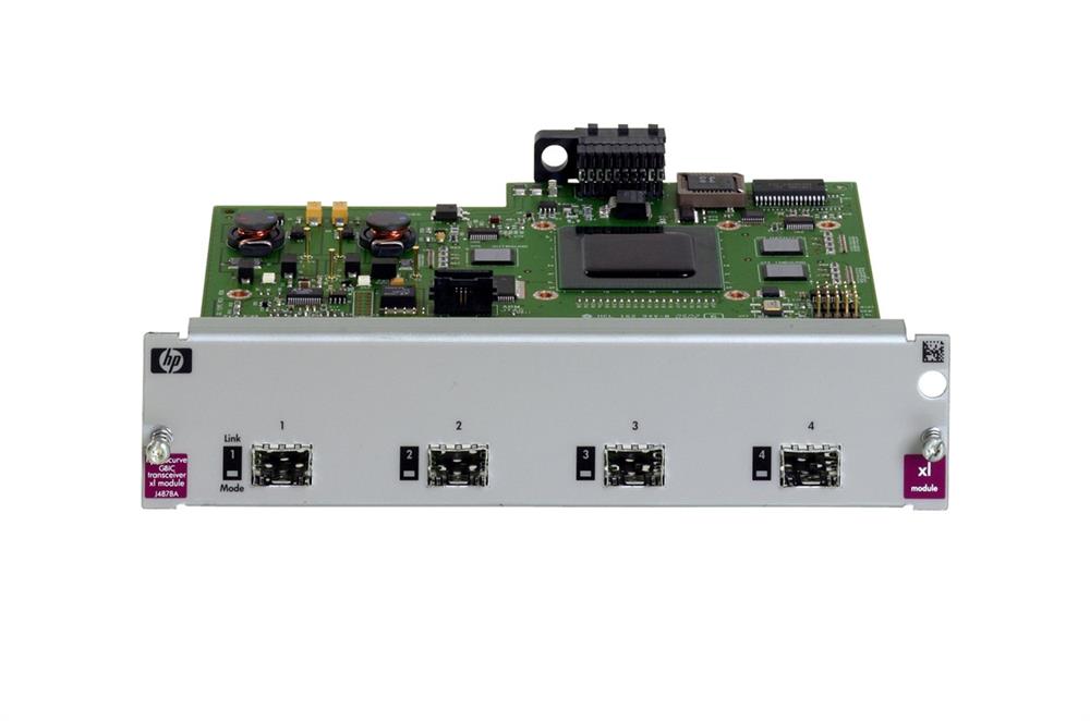 J4878-69301 HP ProCurve Switch XL 4-Ports mini-GBIC GigaBit Ethernet Expansion Module (Refurbished)