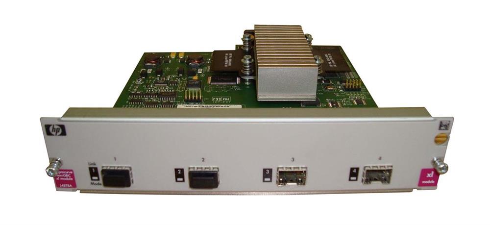 J487861301 HP ProCurve Switch XL 4-Ports SFP (mini-GBIC) Expansion Module