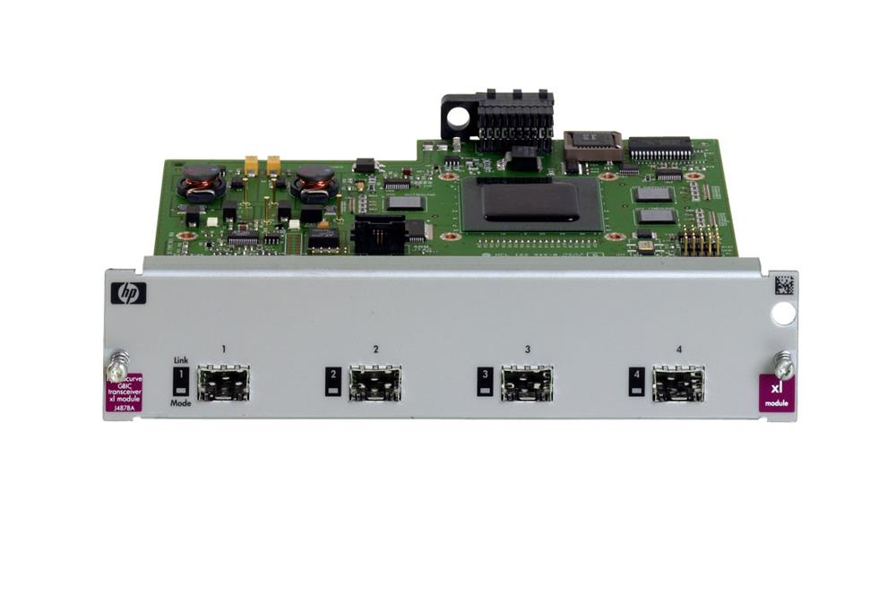 J4878BZ HP ProCurve Switch XL 4-Ports mini-GBIC GigaBit Ethernet Expansion Module (Refurbished)
