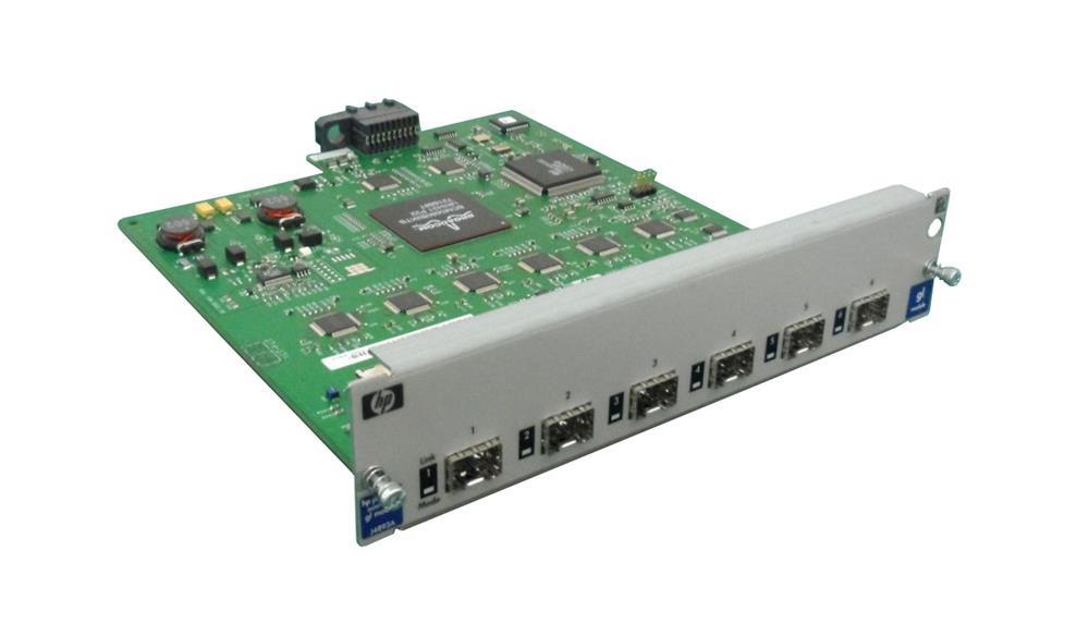 J4893-60001 HP ProCurve 6-Ports SFP (mini-GBIC) Transceiver Slots Ethernet Module