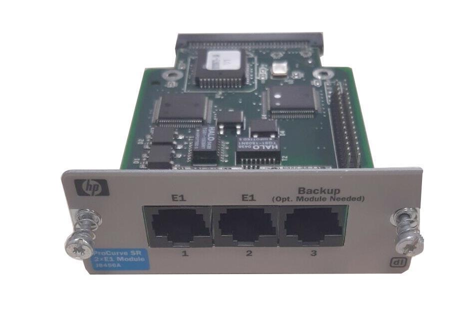 J8456A HP ProCurve Secure Router dl 2xE1 Module 2 x E1/FE1 WAN Expansion Module