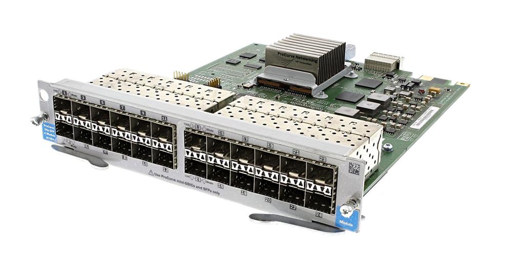 J8706A HP ProCurve 5400zl 24-Ports SFP (mini-GBIC) 1Gpbs 10/100/1000Base-T Gigabit Ethernet Expansion Module with 1x Expansion Slot (Refurbished)