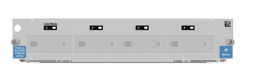 J8707AR HP ProCurve 5400zl 4-Port 10-Gbase-X2 XFP Local Connection Module (LCM) Switch Expansion Module (Refurbished)