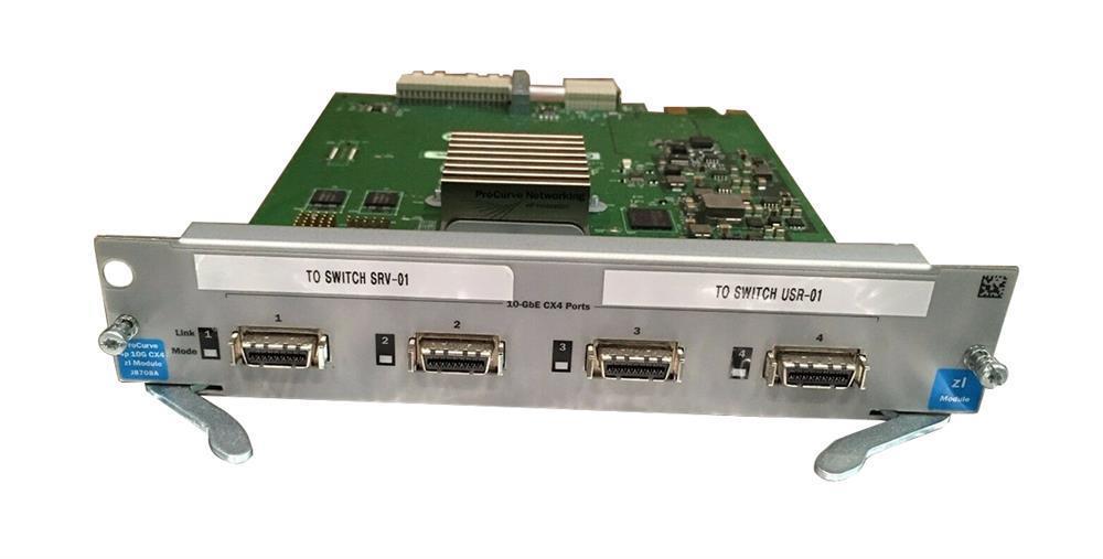 J8708-69001 HP ProCurve 5400zl 4-Port 10Gbe CX2 Expansion Module Switch (Refurbished)