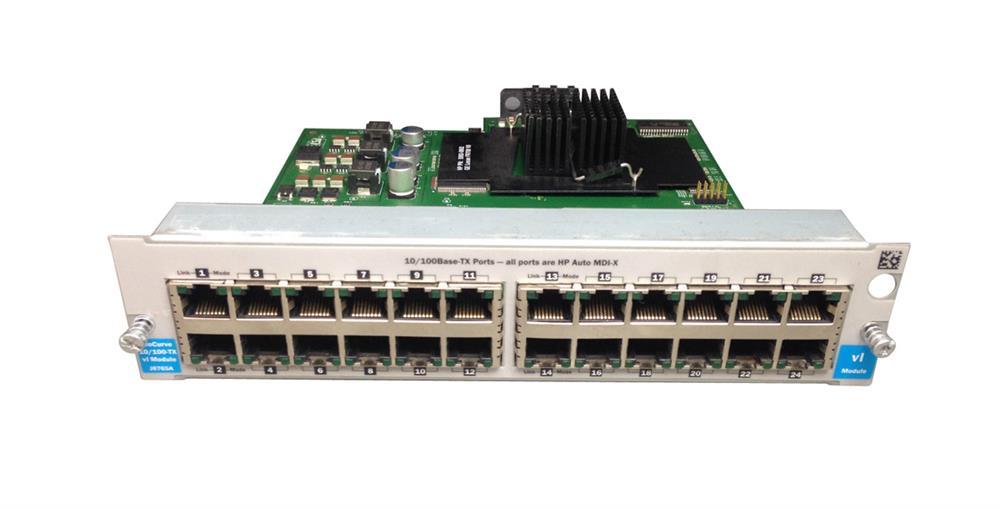 J8765A#ABA HP Procurve Switch Vl 24-Ports RJ-45 10/100-tx Fast Ethernet Mo (Refurbished)