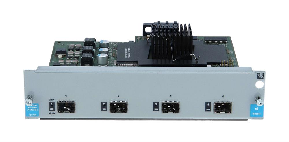 J8776A HP ProCurve Switch vl 4-port Mini-GBIC Module 4 x SFP (mini-GBIC) Expansion Module (Refurbished)