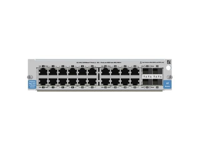 J9033A#ABA HP ProCurve Switch VL 20-Ports 10/100Base-TX Ethernet Switch Module + 4x SFP (Mini-GBIC) (Refurbished)