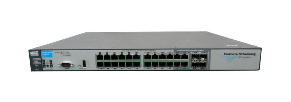 J9049A#ABA HP ProCurve 2900-24G Stackable Managed Layer-3 Ethernet Switch 24 x 10/100/1000Base-T LAN 4 x SFP (Mini-GBIC) (Refurbished)