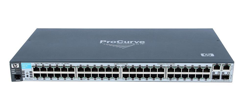 J9088-61001 HP ProCurve E2610-48 48-Ports Fast Ethernet 10Base-T/100Base-TX Managed Switch 2 x SFP (mini-GBIC) 2 x Gigabit Ethernet Ports (Refurbished (Refurbished)