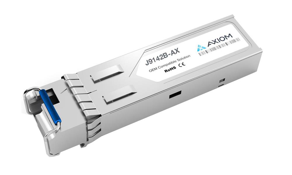 J9142B-AX Axiom 1Gbps 1000Base-BX-D Single-mode Fiber 10km 1310nmRx/1490nmTx LC Connector SFP Transceiver Module for HP Compatible